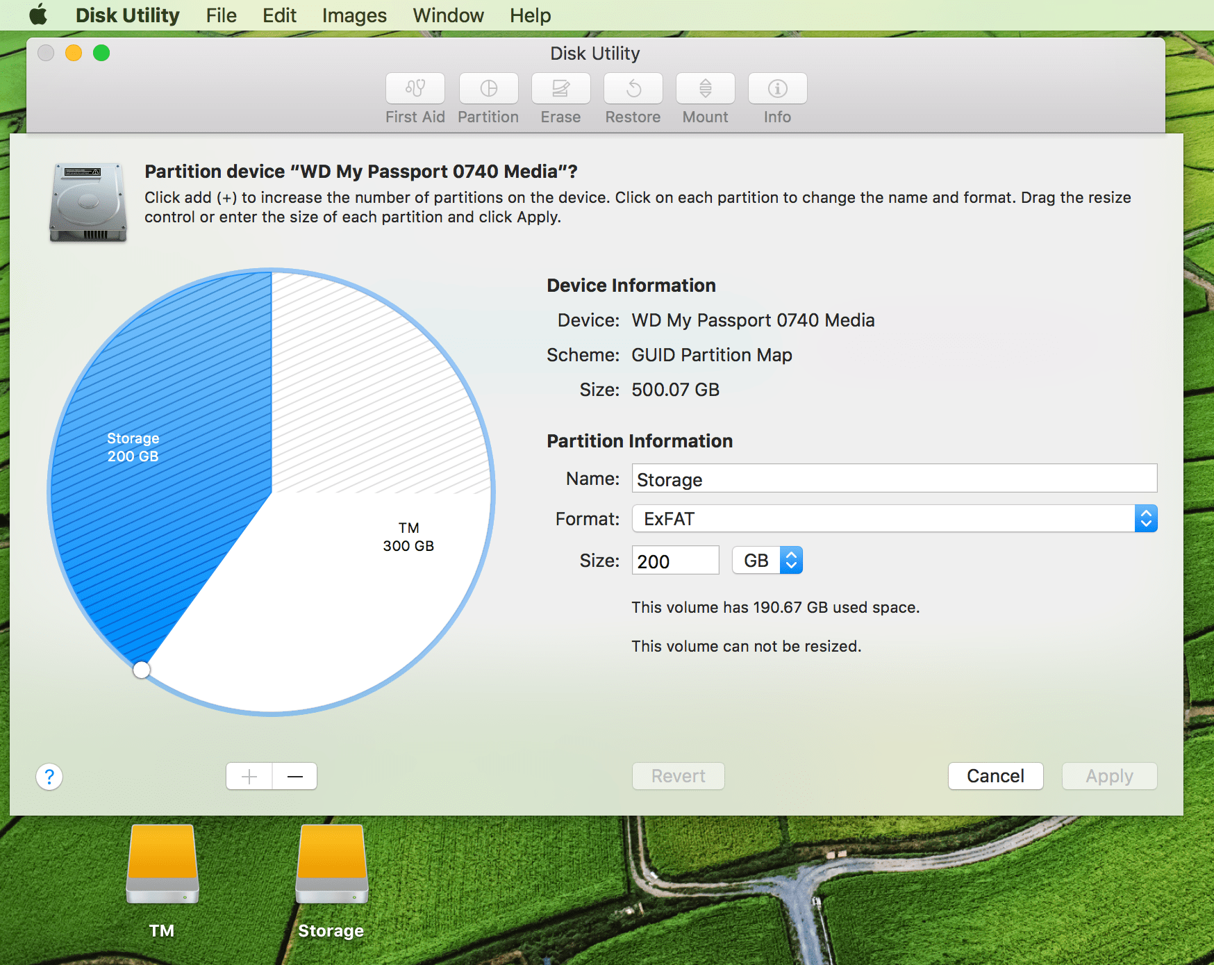 not able to erase or partition my passport for mac